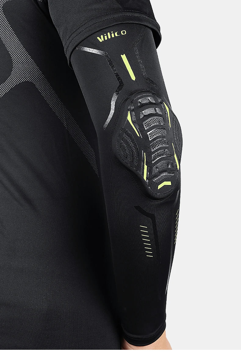 1 PCS Elastic Basketball Elbow and Arm Protectors Fitness Running and Cycling Sports Shock-absorbing Honeycomb Elbow Protectors
