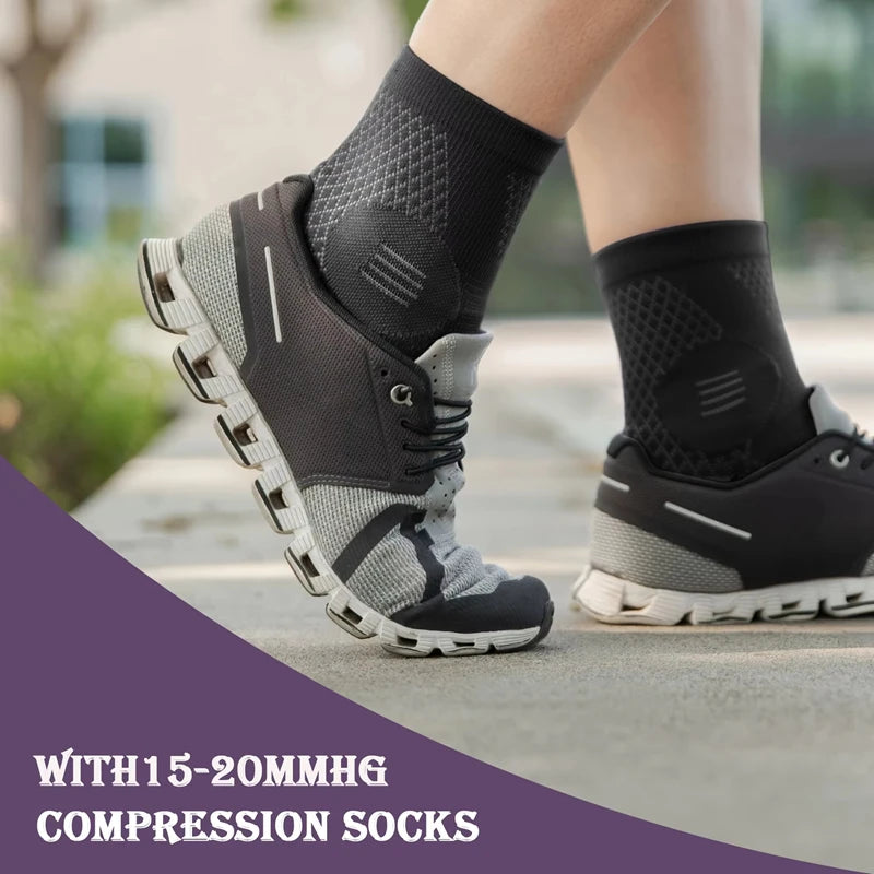 1Pair Ankle Compression Socks