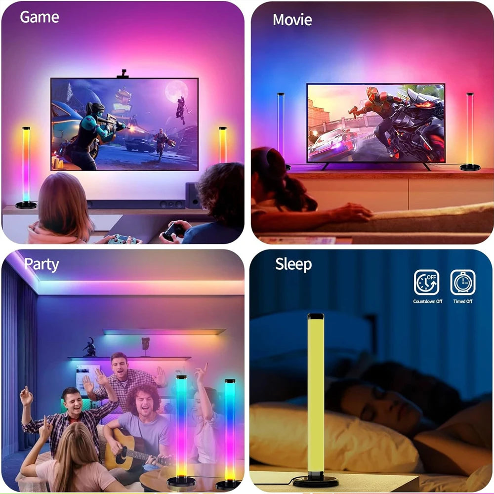 RGB Ambient Light Bluetooth Double-sided Luminous 24 Key