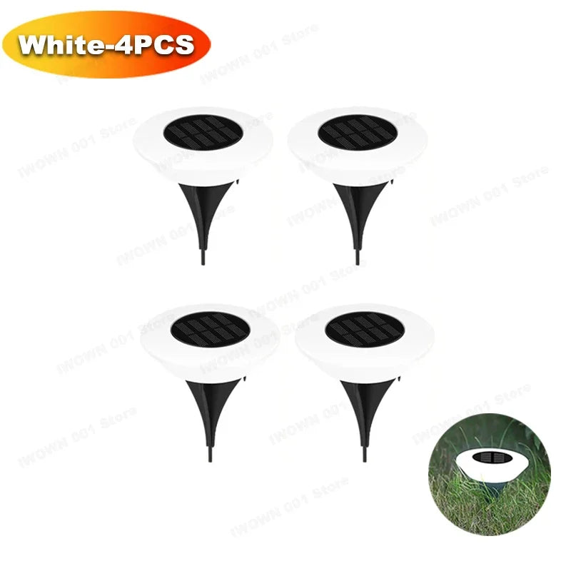 Walkway Base Light Solar Powered Garden Decor