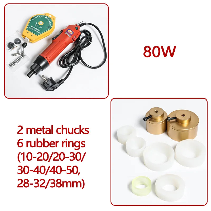 ZONESUN ZS-OS600 Manual Flat Cap Screwing Machine With Security Ring For Electric Plastic Bottle Portable Wearable Lid