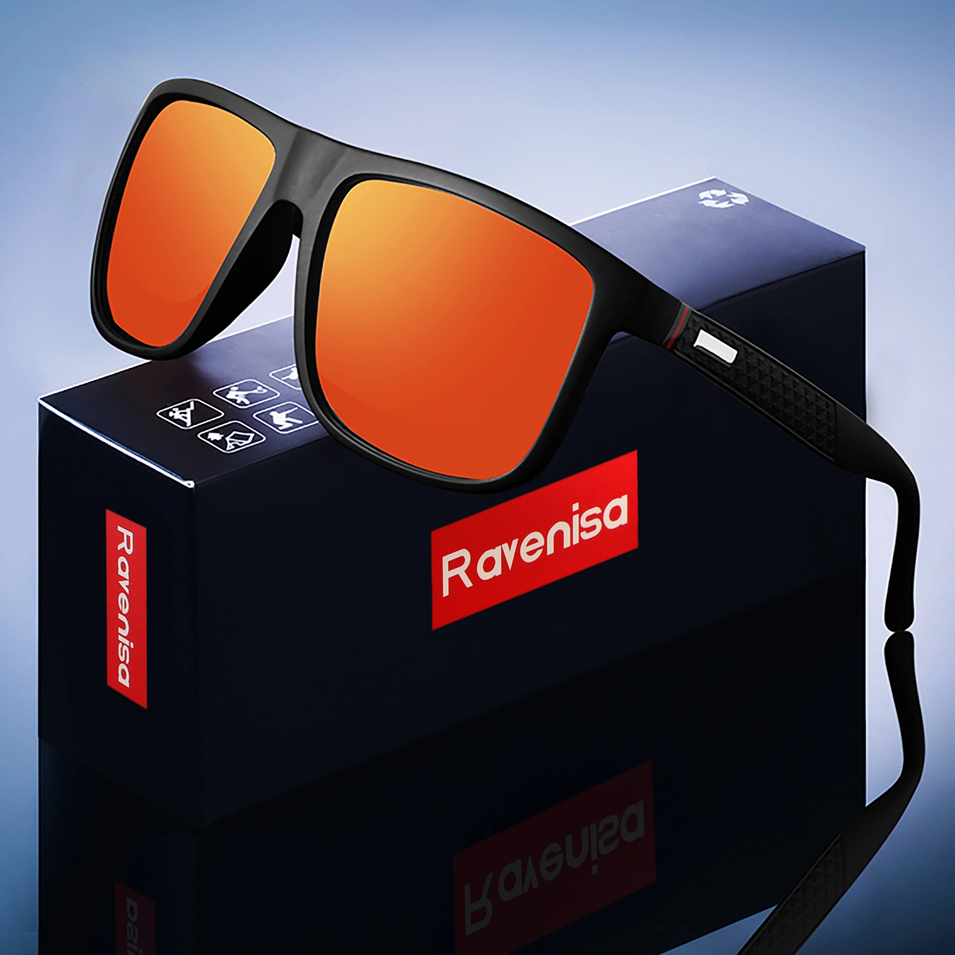 Luxury Square Polarized Cycling Sunglasses