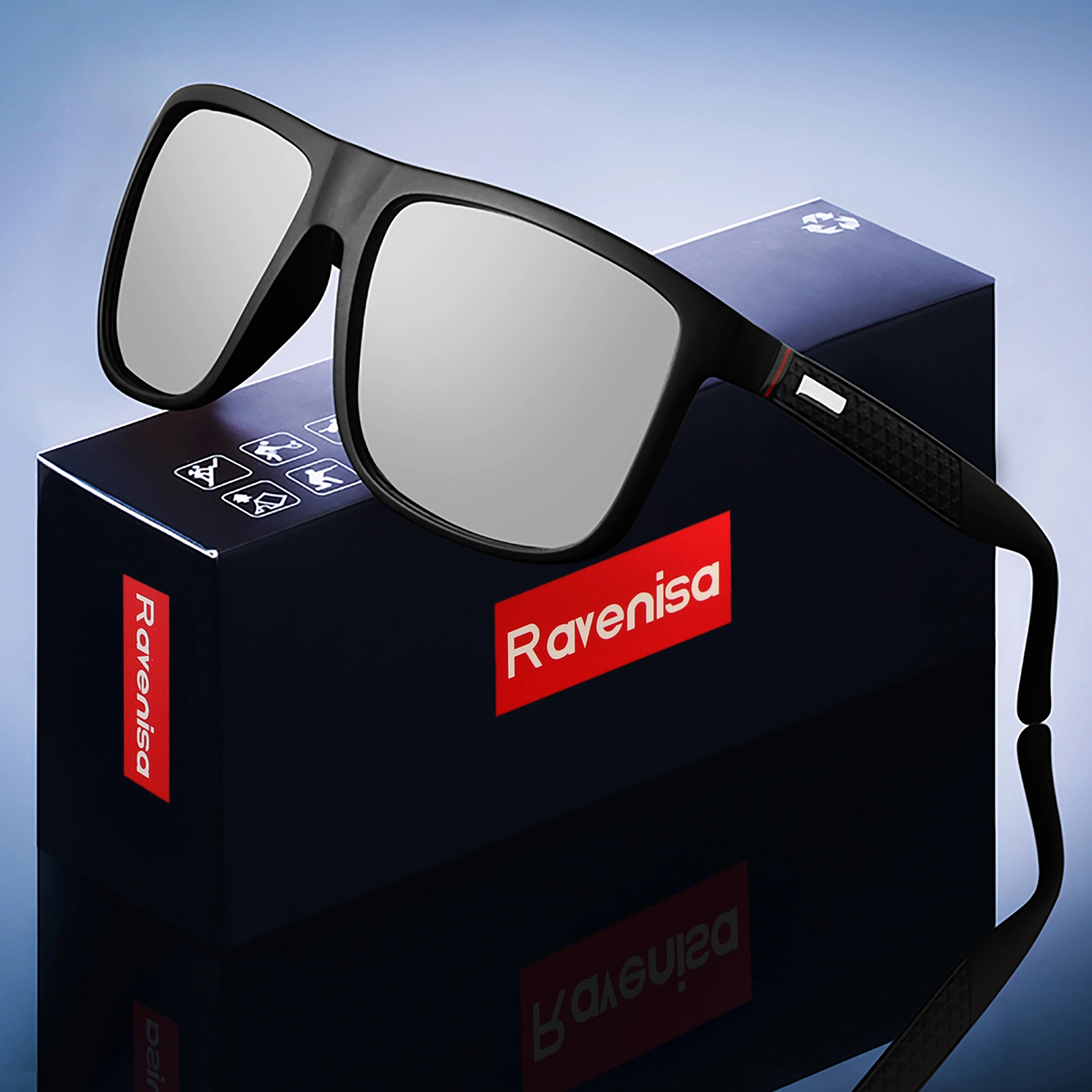 Luxury Square Polarized Cycling Sunglasses