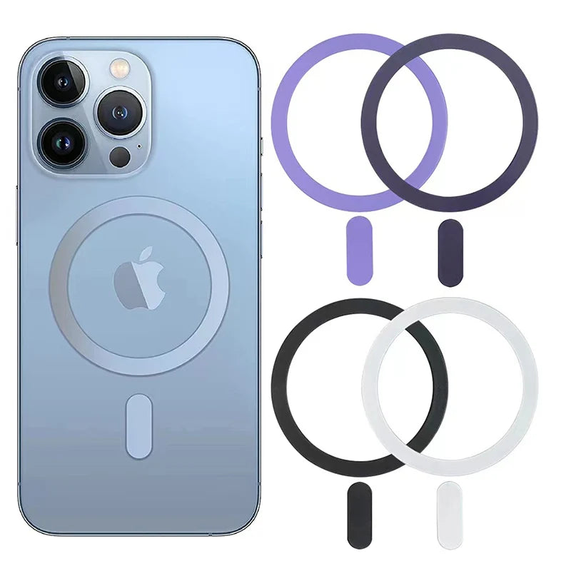 For Magsafe Magnetic Ring Universal Metal Sticker Support Wireless Charger Metal Plate Sheet for Magnet Car Mobile Phone Holder