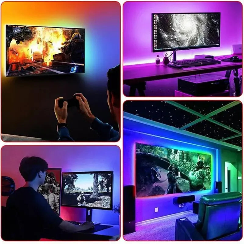 1m USB LED Strip Lights 60LEDs/m RGB Tape SMD