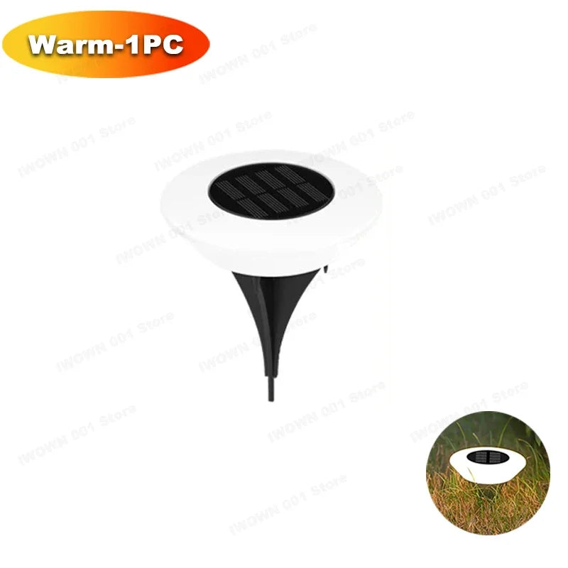 Walkway Base Light Solar Powered Garden Decor