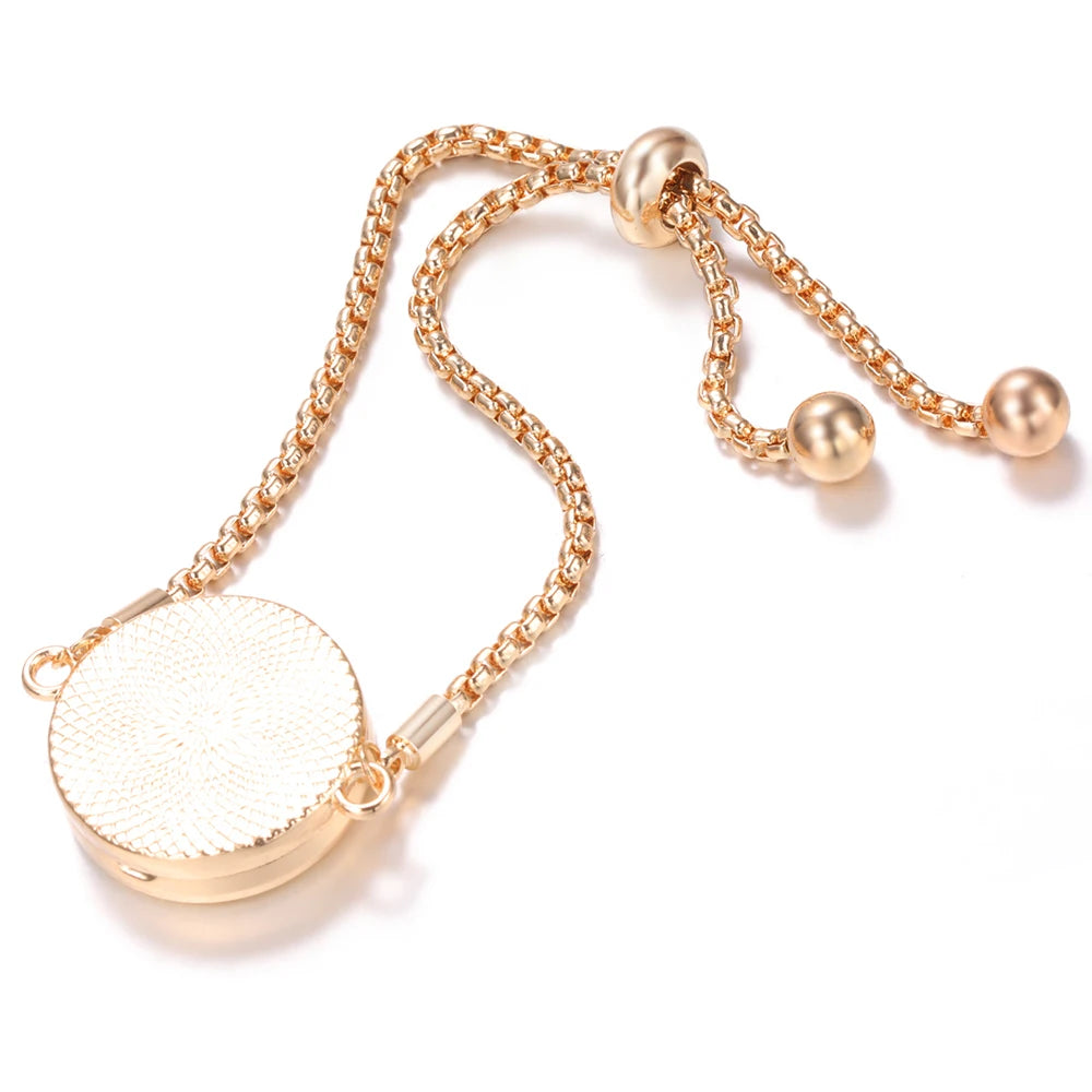 New Trendy Golden Tree of Life Stainless Steel Aromatherapy Bangle Women Essential Oil Diffuser Perfume Lockets Bracelet Jewelry