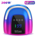 200W UV Nail Lamp 48 LEDs Nail Dryer Machine