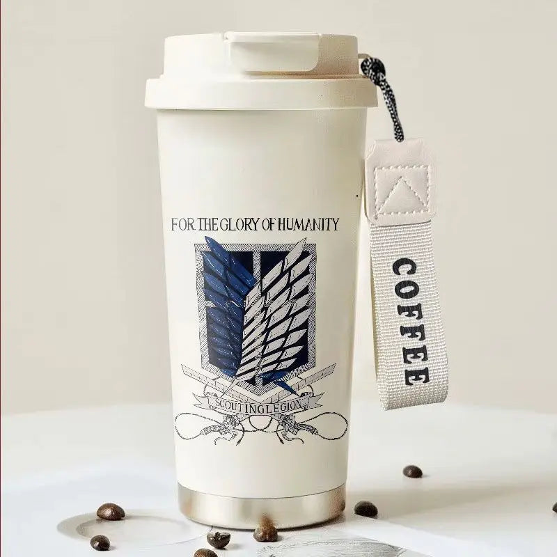 Titan Thermos Anime Peripherals Portable Coffee Mugs