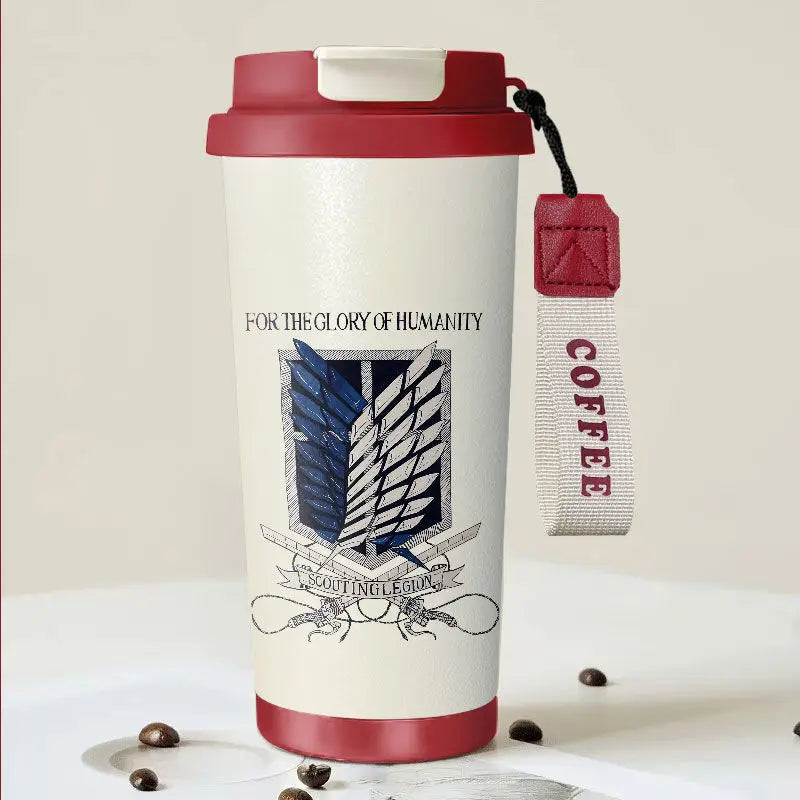 Titan Thermos Anime Peripherals Portable Coffee Mugs