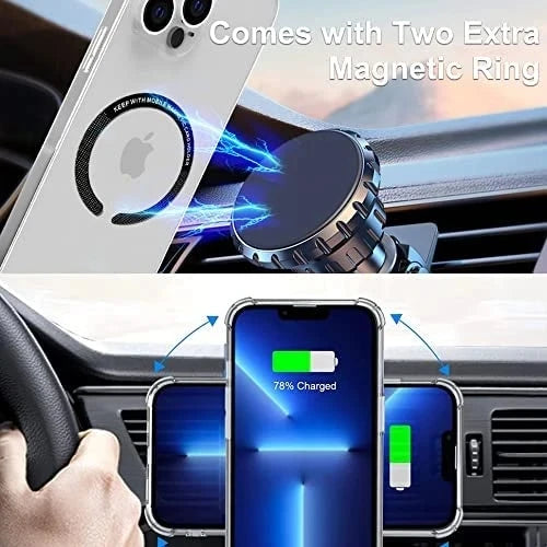 For Magsafe Magnetic Ring Universal Metal Sticker Support Wireless Charger Metal Plate Sheet for Magnet Car Mobile Phone Holder