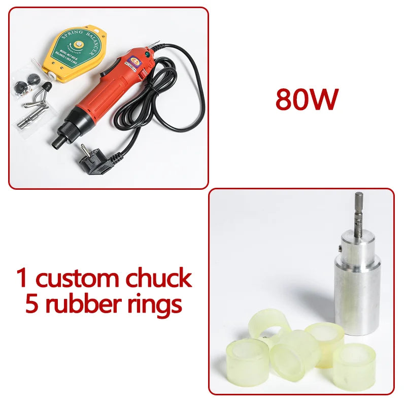 ZONESUN ZS-OS600 Manual Flat Cap Screwing Machine With Security Ring For Electric Plastic Bottle Portable Wearable Lid