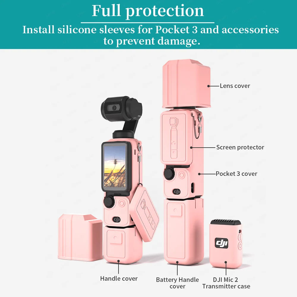 Silicone Cover for Lens Sleeve Anti-Scratch