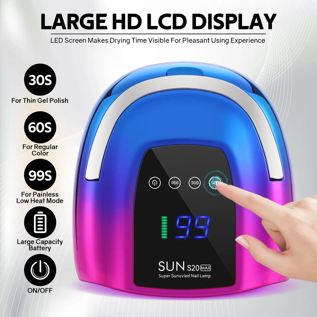 200W UV Nail Lamp 48 LEDs Nail Dryer Machine