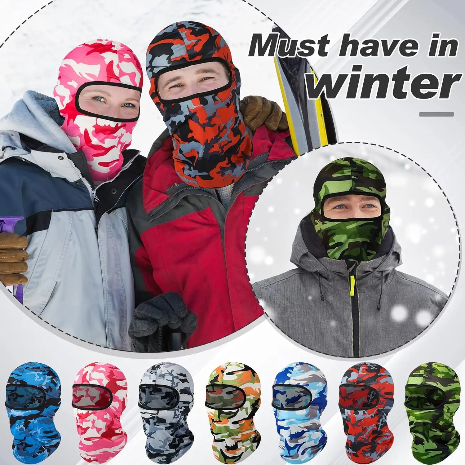 Cycling Caps Winter Ski Mask Helmet