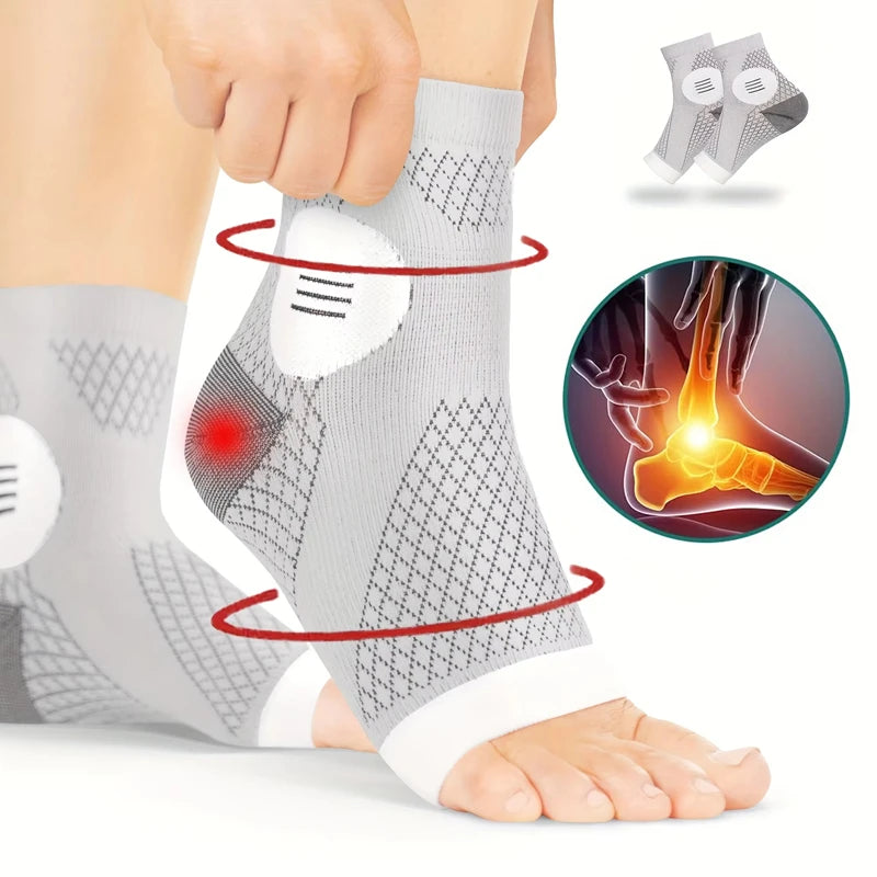 1Pair Ankle Compression Socks