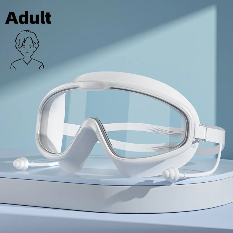 Swimming goggles with waterproof and anti fog high-definition professional diving goggles for adultboys and girls swimming sport