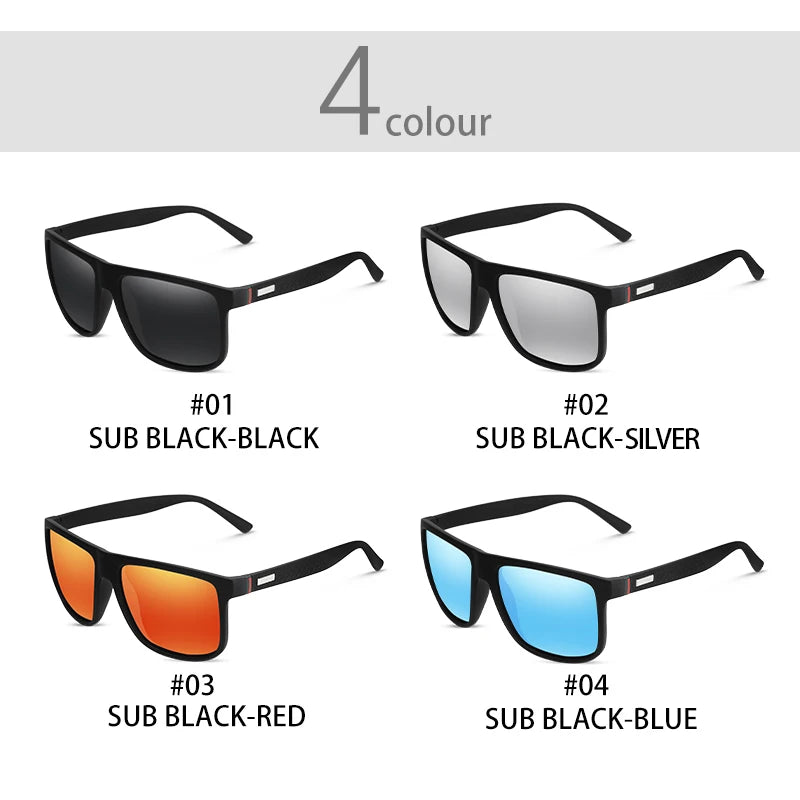 Luxury Square Polarized Cycling Sunglasses