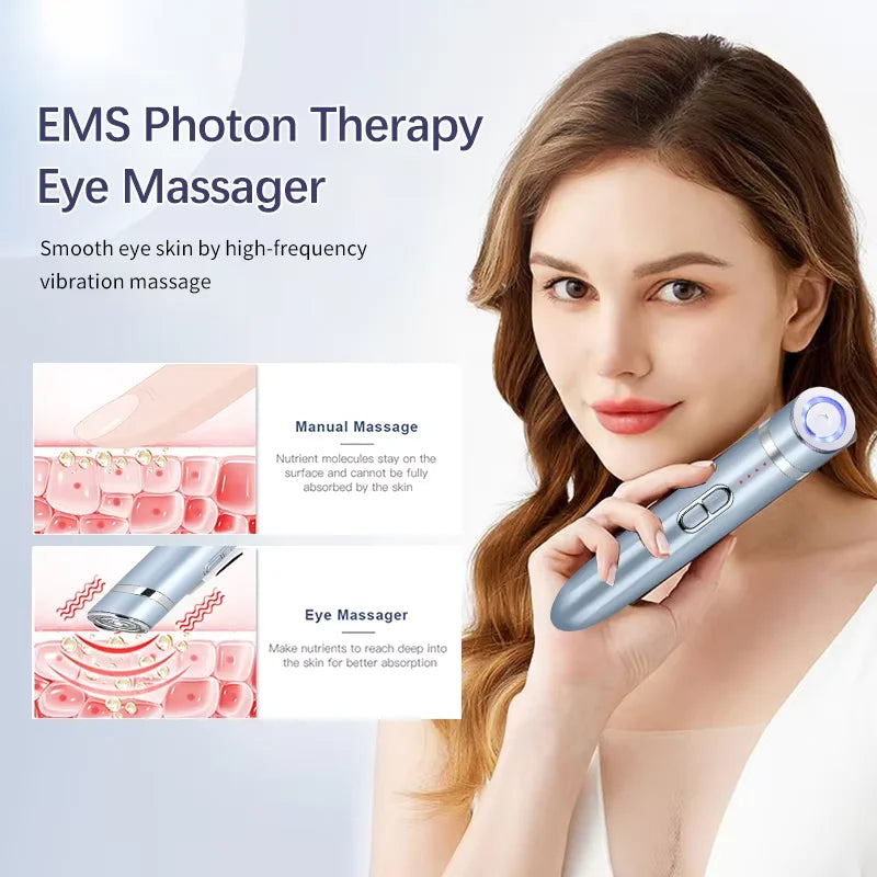 EMS Eye Massager Anti-aging Beauty Instrument Eye Care Massage