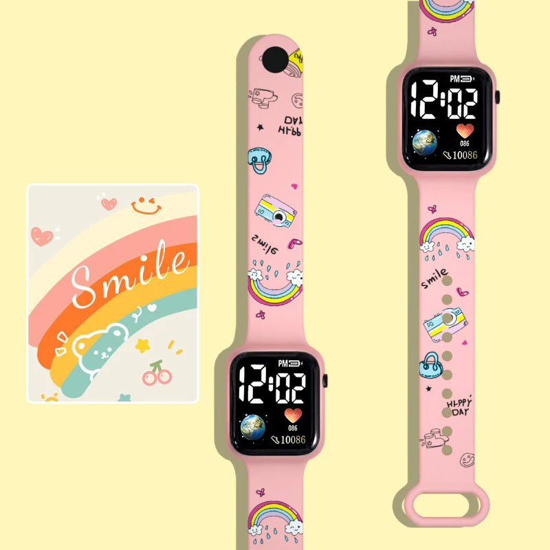 New Stitch Children's Watches Girls Reloj Inteligente Para Niños Niña Reloj Digital Watch Women Relógio Infantil Children Clock