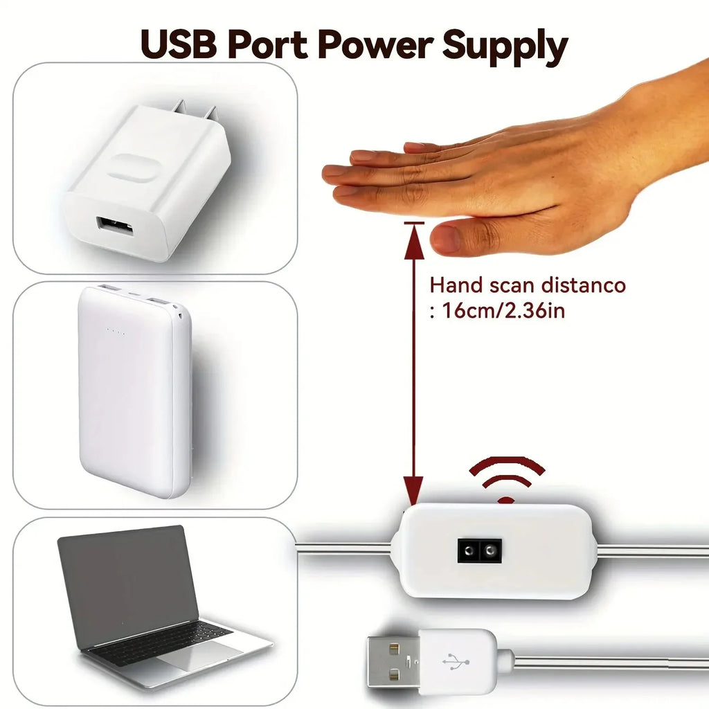 1M LED Night Lamp USB Motion Sensor Dimming