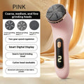 Rechargeable Electric Foot Polishing Machine, with Interchangeable Heads, Portable and Easy to Use,