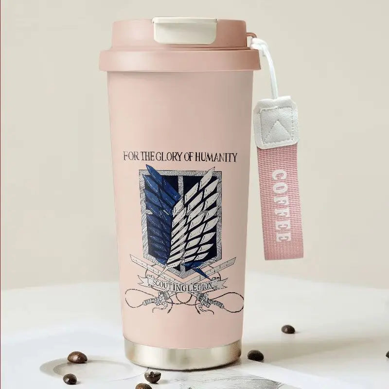 Titan Thermos Anime Peripherals Portable Coffee Mugs