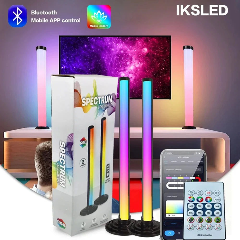 RGB Ambient Light Bluetooth Double-sided Luminous 24 Key
