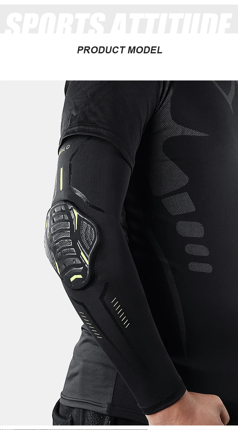 1 PCS Elastic Basketball Elbow and Arm Protectors Fitness Running and Cycling Sports Shock-absorbing Honeycomb Elbow Protectors