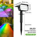 1/2/4PCS Solar Spot Light 68/72 LED Outdoor Garden Solar Landscape Spotlights